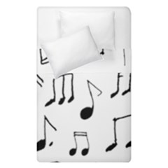 Music Is The Answer Phrase Concept Graphic Duvet Cover Double Side (single Size) by dflcprintsclothing