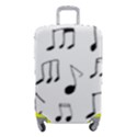 Music Is The Answer Phrase Concept Graphic Luggage Cover (Small) View1