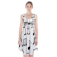 Music Is The Answer Phrase Concept Graphic Racerback Midi Dress by dflcprintsclothing