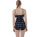 Hearts Snowflakes Black Background Boyleg Tankini Set  View2