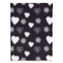 Hearts Snowflakes Black Background Playing Cards Single Design (Rectangle) with Custom Box View2