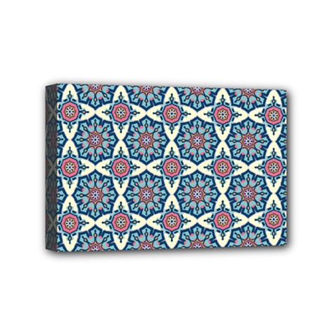 Mandala Seamless Background Texture Mini Canvas 6  X 4  (stretched)