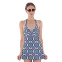 Mandala Seamless Background Texture Halter Dress Swimsuit  View1