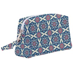 Mandala Seamless Background Texture Wristlet Pouch Bag (large)