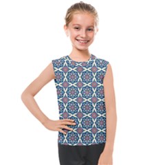 Mandala Seamless Background Texture Kids  Mesh Tank Top