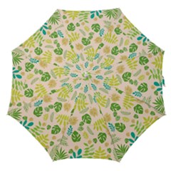 Tropical Leaf Leaves Palm Green Straight Umbrellas