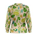 Tropical Leaf Leaves Palm Green Women s Sweatshirt View2