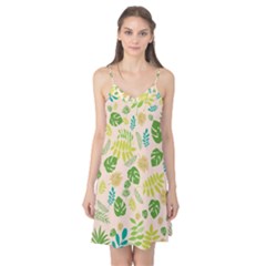 Tropical Leaf Leaves Palm Green Camis Nightgown 