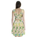 Tropical Leaf Leaves Palm Green Split Back Mini Dress  View2