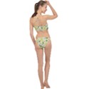 Tropical Leaf Leaves Palm Green Racer Front Bikini Set View2