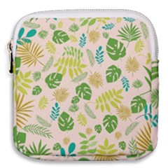 Tropical Leaf Leaves Palm Green Mini Square Pouch