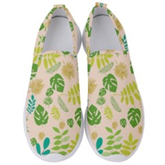 Tropical Leaf Leaves Palm Green Men s Slip On Sneakers