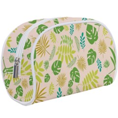 Tropical Leaf Leaves Palm Green Make Up Case (large)