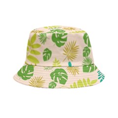 Tropical Leaf Leaves Palm Green Bucket Hat by Jancukart