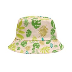 Tropical Leaf Leaves Palm Green Inside Out Bucket Hat by Jancukart