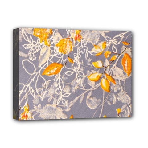 Fabric Floral Background Deluxe Canvas 16  X 12  (stretched) 