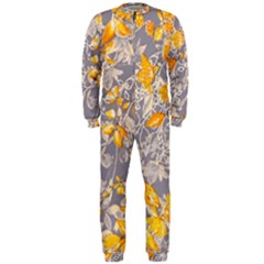 Fabric Floral Background Onepiece Jumpsuit (men)