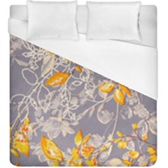 Fabric Floral Background Duvet Cover (king Size)