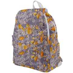 Fabric Floral Background Top Flap Backpack