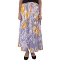 Fabric Floral Background Flared Maxi Skirt View1