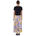 Fabric Floral Background Flared Maxi Skirt View2