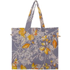 Fabric Floral Background Canvas Travel Bag