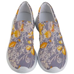 Fabric Floral Background Women s Lightweight Slip Ons