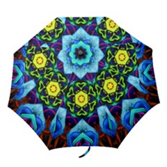 Abstract Kaleidoscope Digital Folding Umbrellas