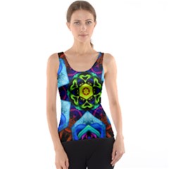 Abstract Kaleidoscope Digital Tank Top