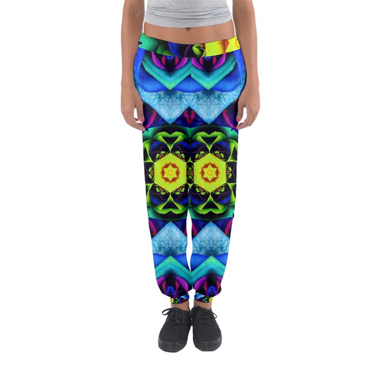 Abstract Kaleidoscope Digital Women s Jogger Sweatpants