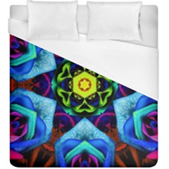 Abstract Kaleidoscope Digital Duvet Cover (king Size) by Jancukart