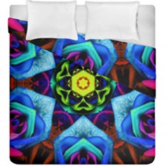 Abstract Kaleidoscope Digital Duvet Cover Double Side (king Size) by Jancukart