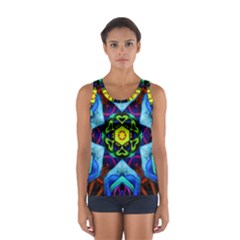 Abstract Kaleidoscope Digital Sport Tank Top 