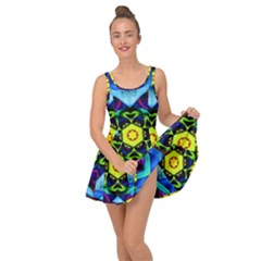 Abstract Kaleidoscope Digital Inside Out Casual Dress by Jancukart