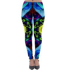 Abstract Kaleidoscope Digital Lightweight Velour Leggings