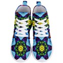 Abstract Kaleidoscope Digital Women s Lightweight High Top Sneakers View1