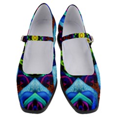 Abstract Kaleidoscope Digital Women s Mary Jane Shoes