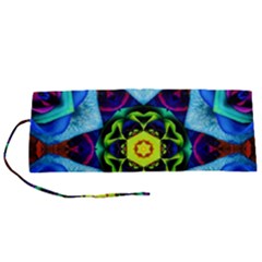 Abstract Kaleidoscope Digital Roll Up Canvas Pencil Holder (s) by Jancukart