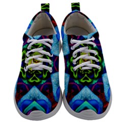 Abstract Kaleidoscope Digital Mens Athletic Shoes