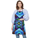 Abstract Kaleidoscope Digital Pocket Apron View1