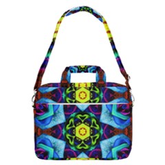 Abstract Kaleidoscope Digital Macbook Pro 16  Shoulder Laptop Bag by Jancukart