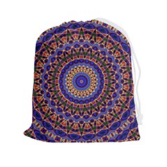 Mandala Kaleidoscope Background Drawstring Pouch (2xl)