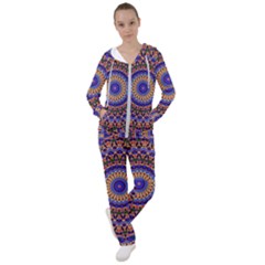 Mandala Kaleidoscope Background Women s Tracksuit