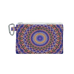 Mandala Kaleidoscope Background Canvas Cosmetic Bag (small)