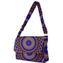 Mandala Kaleidoscope Background Full Print Messenger Bag (S) View1