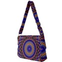 Mandala Kaleidoscope Background Full Print Messenger Bag (S) View2