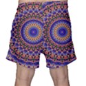 Mandala Kaleidoscope Background Men s Shorts View2