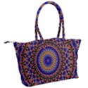 Mandala Kaleidoscope Background Canvas Shoulder Bag View2