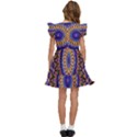 Mandala Kaleidoscope Background Kids  Winged Sleeve Dress View4