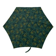 Pattern Abstract Green Texture Mini Folding Umbrellas